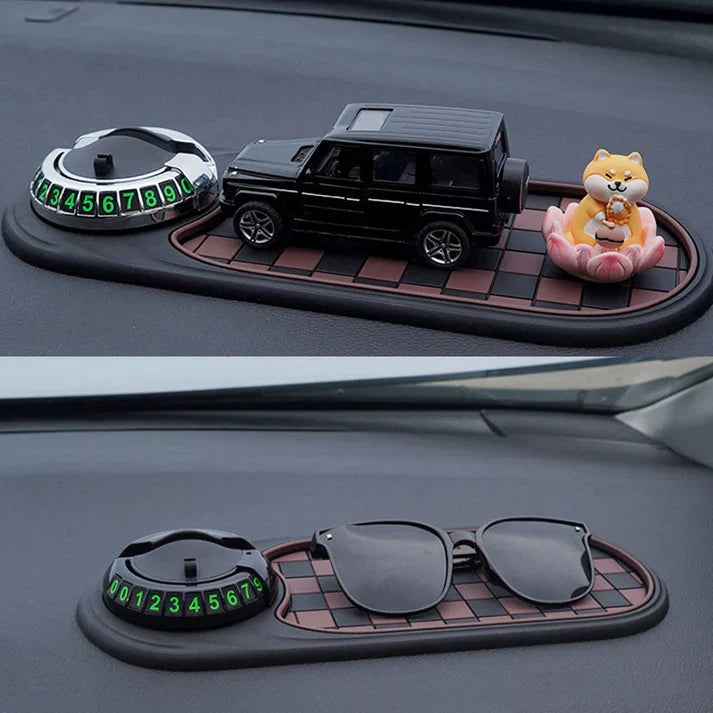 Tapete Organizador Antideslizante Para Tablero De Auto.