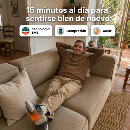 TheraStep 3 en 1 — Masajeador cálido e inalámbrico para pies cansados